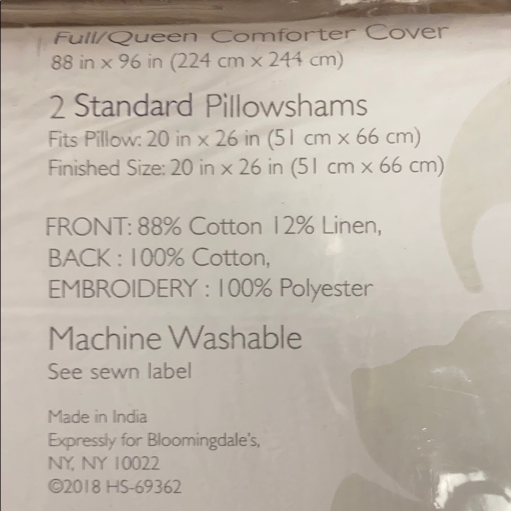 Final Price New Sky Embroidered Duvet Cover Set - Picture 7 of 9